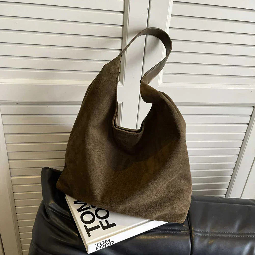 Hobo Bag - Groot - Een Riem - Suede Tas - Schoudertas-Hallo Susanne