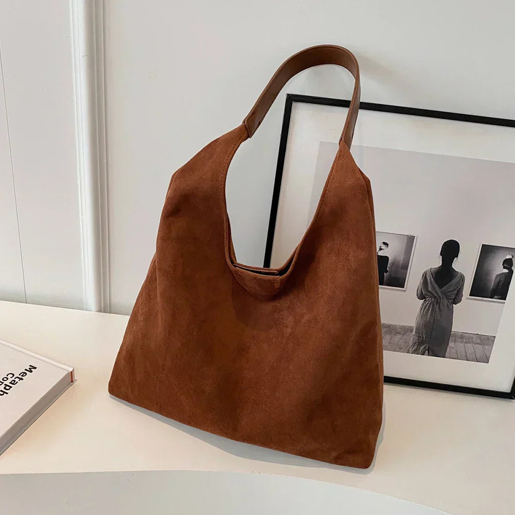 Hobo Bag - Groot - Een Riem - Suede Tas - Schoudertas-Hallo Susanne