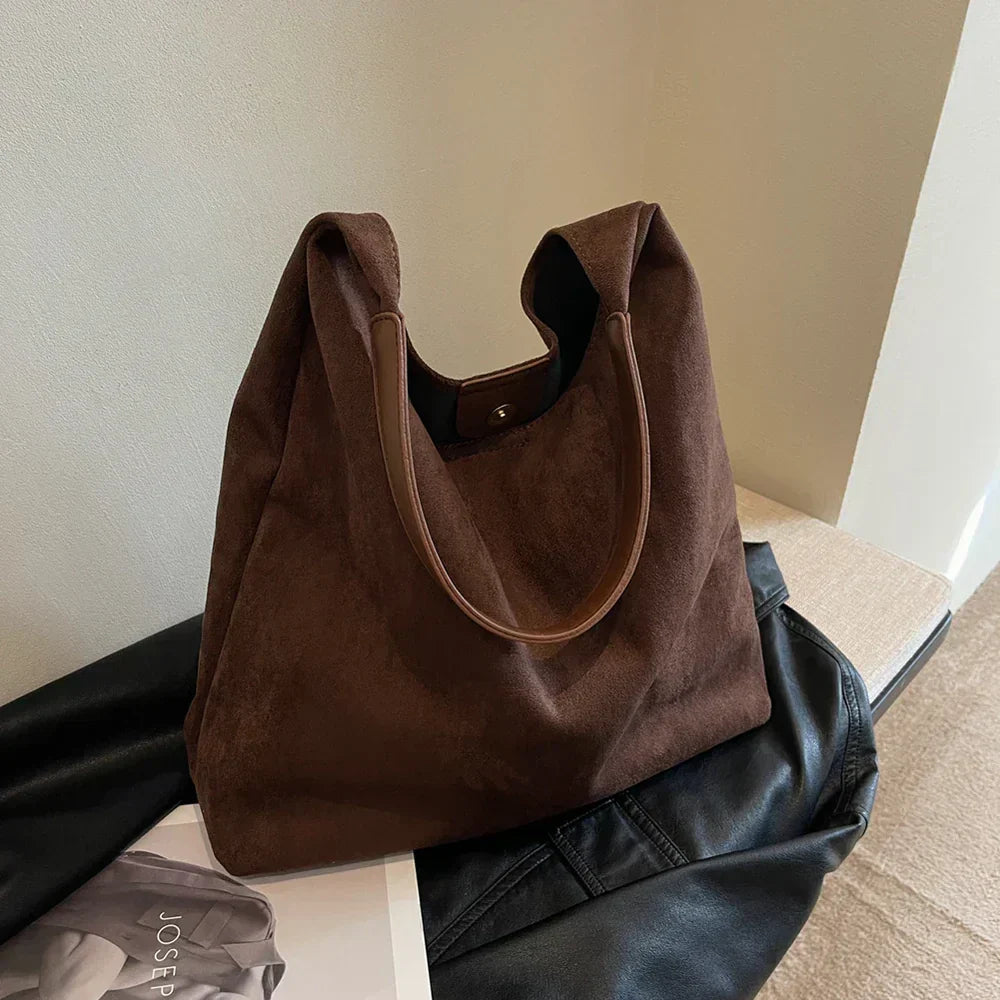 Hobo-tas | Groot | Suède | Draagtas | Schoudertas-Hallo Susanne