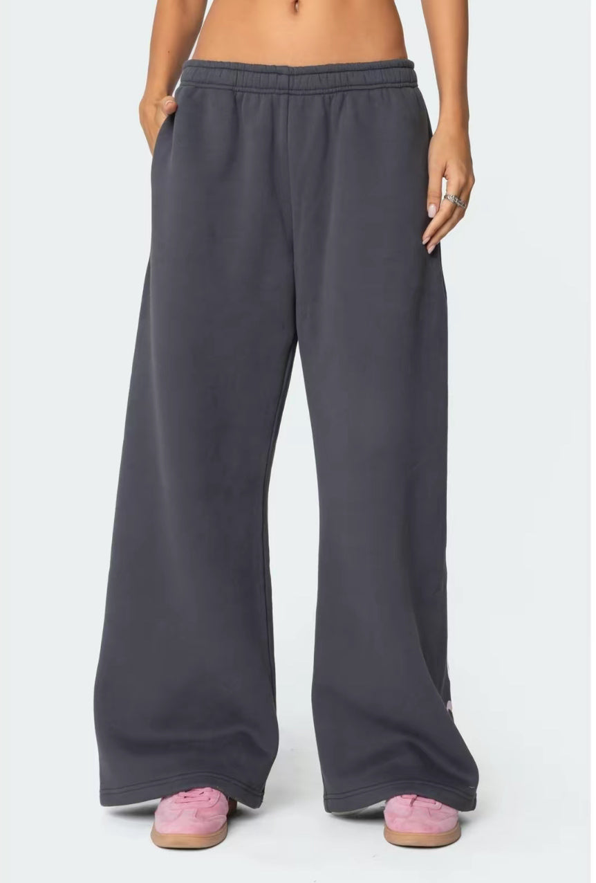 Hoodie Joggers Set - Wijde pijpen - Tweedelig - Trainingspak - Dameskleding-Hallo Susanne