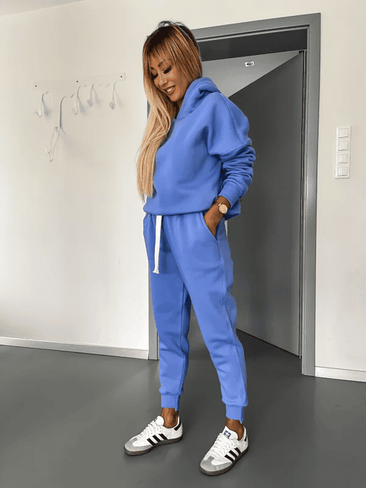 Hoodie en Sweatbroek Set | Comfy | Koord | Sweat Sets | Joggersets voor dames-Hallo Susanne