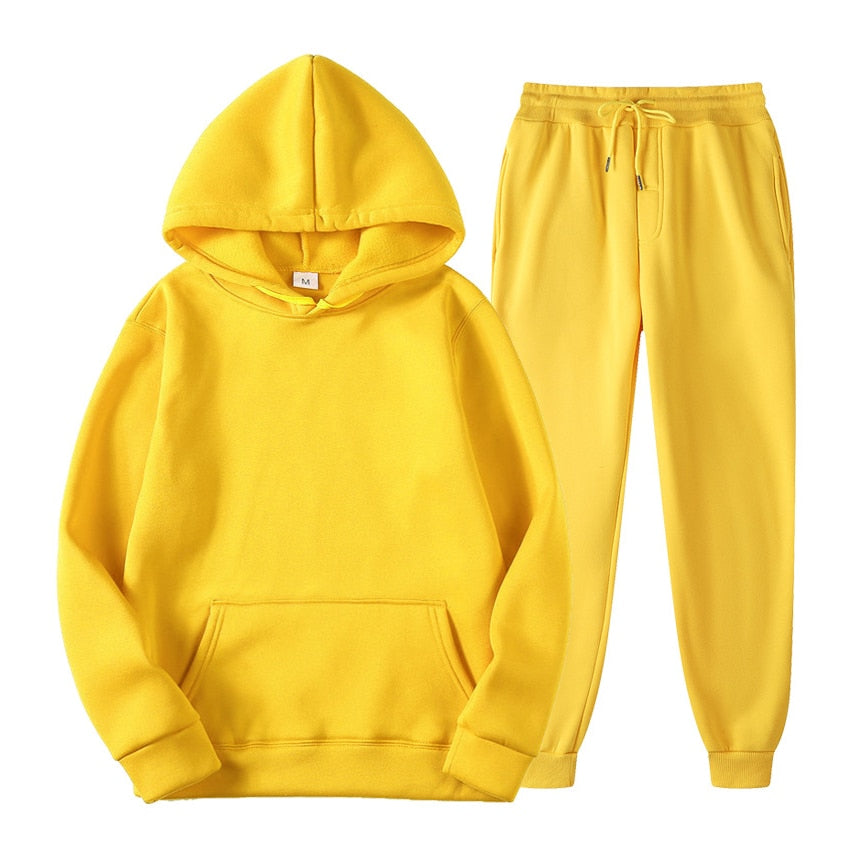 Hoodie en joggerset | Pullover | Koord | Sweat Sets | Joggersets voor dames-Hallo Susanne