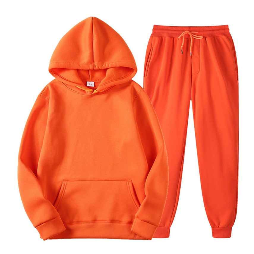 Hoodie en joggerset | Pullover | Koord | Sweat Sets | Joggersets voor dames-Hallo Susanne