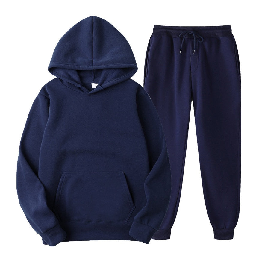 Hoodie en joggerset | Pullover | Koord | Sweat Sets | Joggersets voor dames-Hallo Susanne
