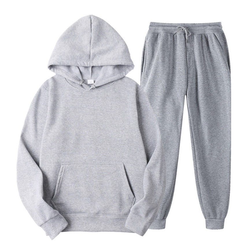 Hoodie en joggerset | Pullover | Koord | Sweat Sets | Joggersets voor dames-Hallo Susanne