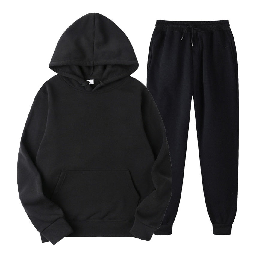 Hoodie en joggerset | Pullover | Koord | Sweat Sets | Joggersets voor dames-Hallo Susanne