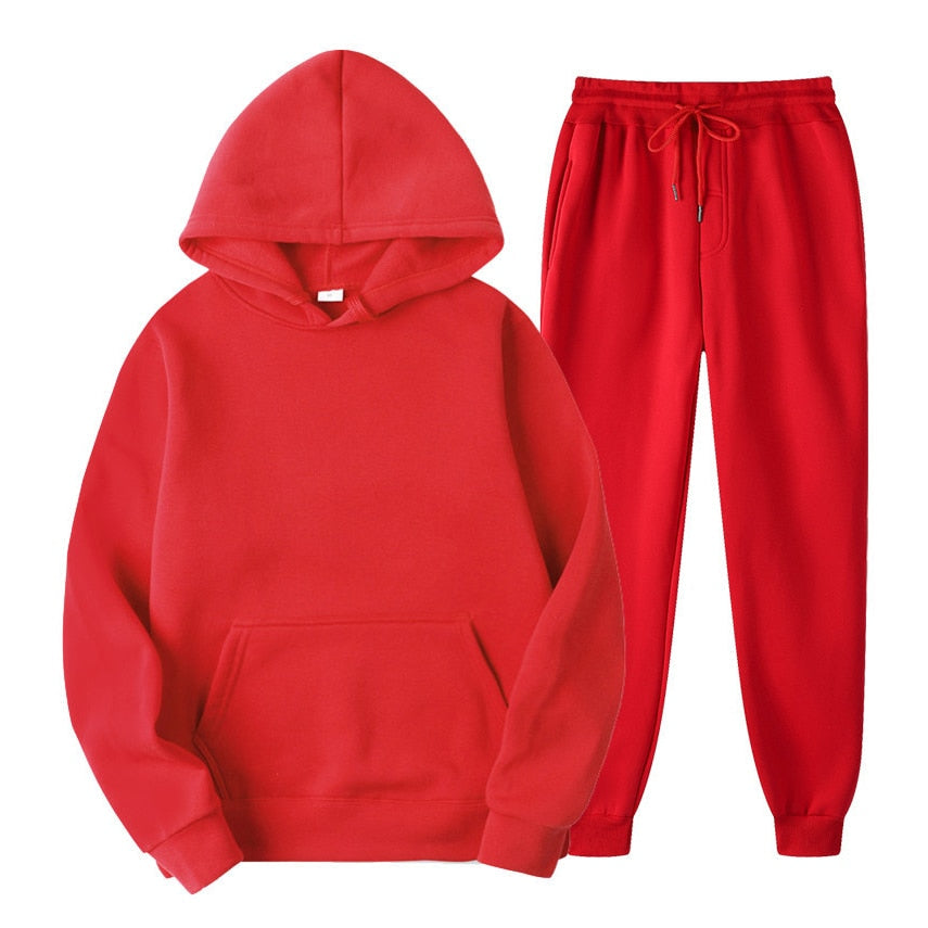 Hoodie en joggerset | Pullover | Koord | Sweat Sets | Joggersets voor dames-Hallo Susanne