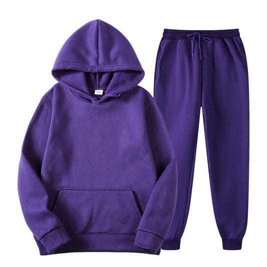 Hoodie en joggerset | Pullover | Koord | Sweat Sets | Joggersets voor dames-Hallo Susanne