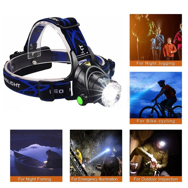 Hoofdlamp | Zoombare | LED | Wandelende Hoofdlamp | Lopende Hoofdlamp-Hallo Susanne