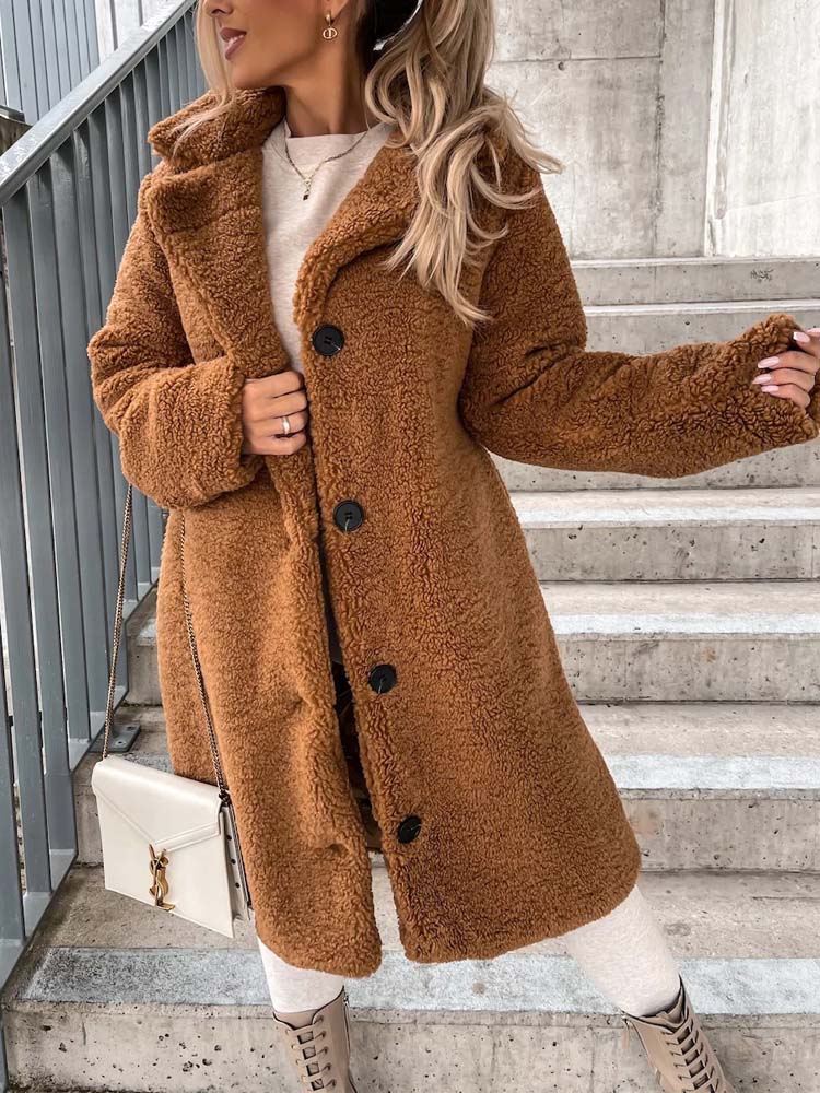 Jennifer Teddy Coat | Warme lange teddy jas is de top trend in 2024-Hallo Susanne