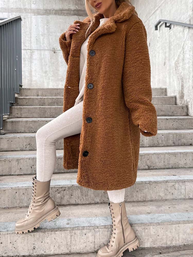 Jennifer Teddy Coat | Warme lange teddy jas is de top trend in 2024-Hallo Susanne