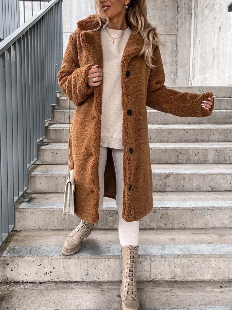 Jennifer Teddy Coat | Warme lange teddy jas is de top trend in 2024-Hallo Susanne