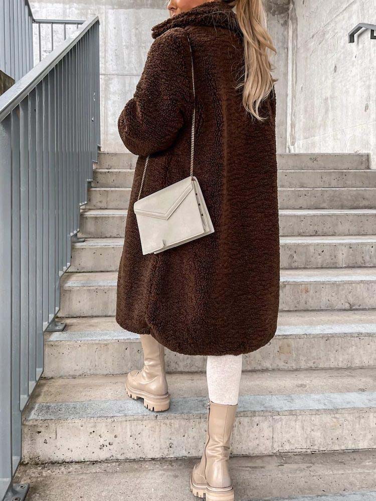 Jennifer Teddy Coat | Warme lange teddy jas is de top trend in 2024-Hallo Susanne