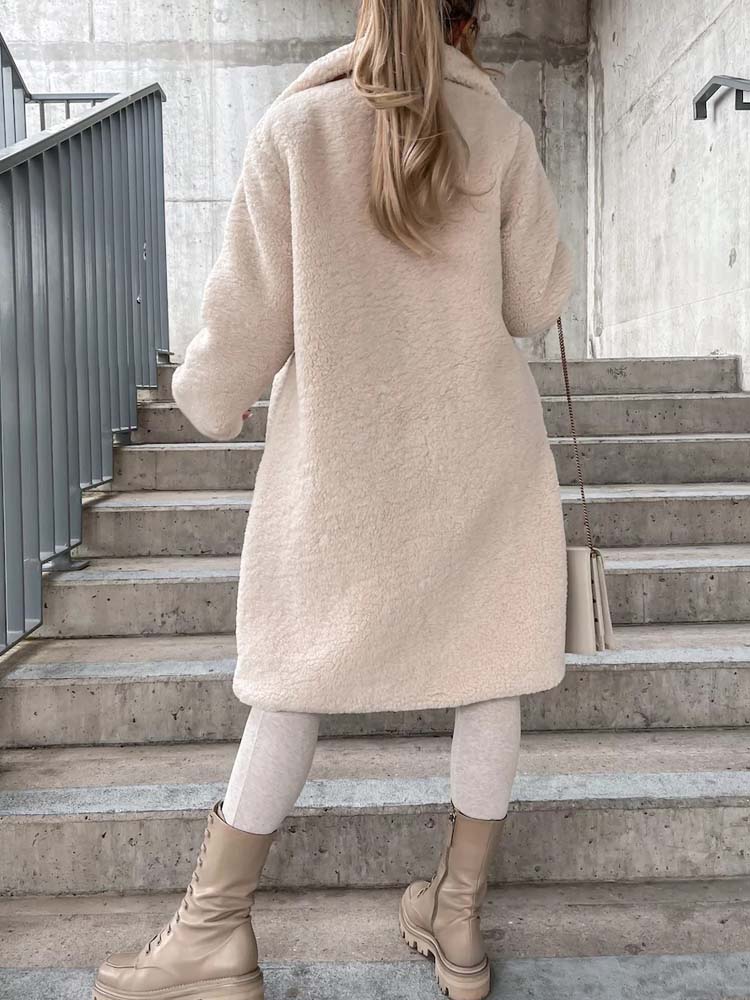 Jennifer Teddy Coat | Warme lange teddy jas is de top trend in 2024-Hallo Susanne