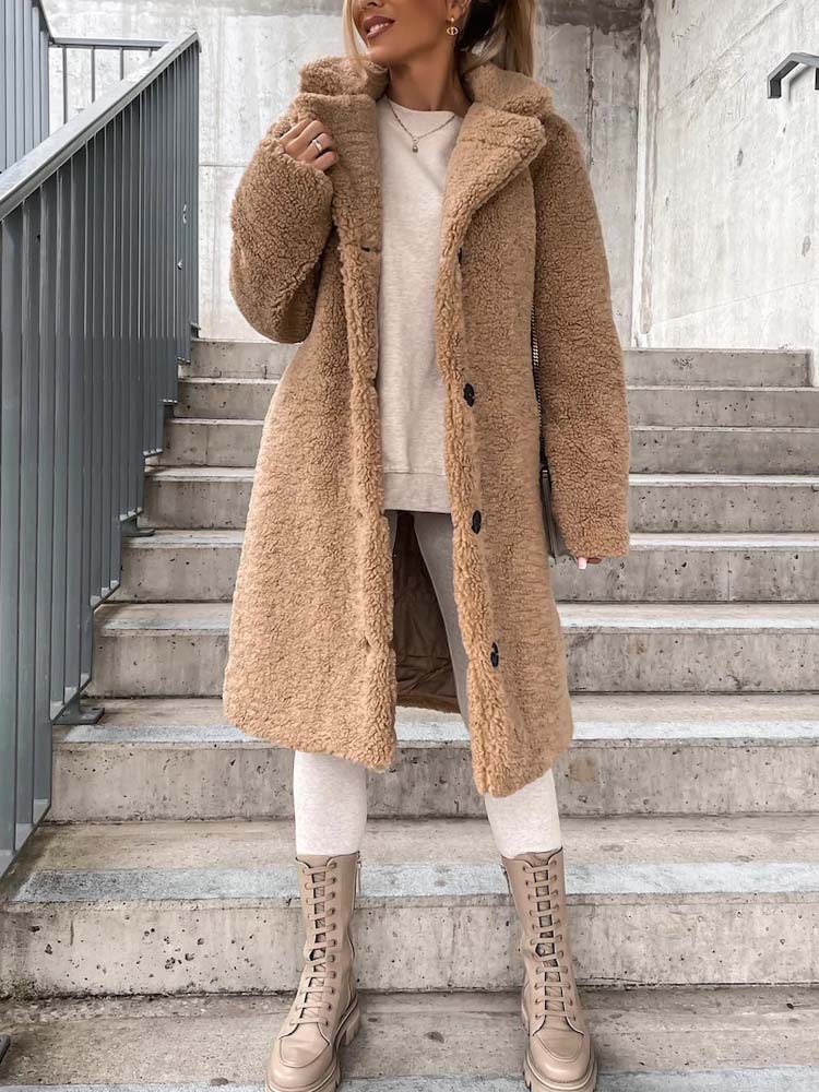 Jennifer Teddy Coat | Warme lange teddy jas is de top trend in 2024-Hallo Susanne