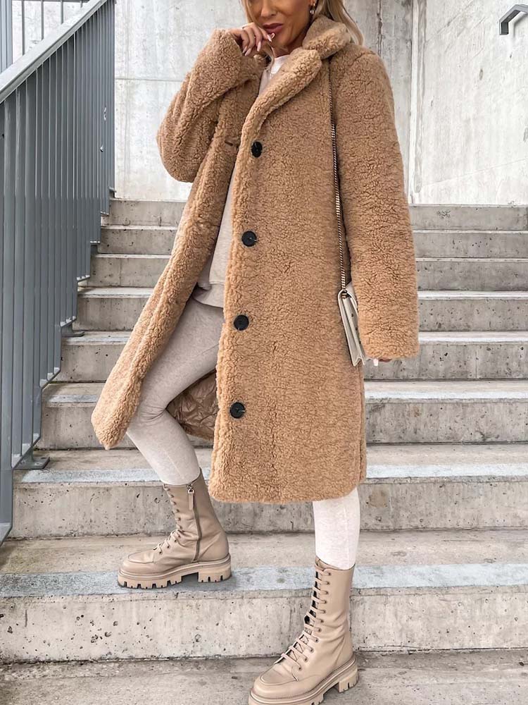 Jennifer Teddy Coat | Warme lange teddy jas is de top trend in 2024-Hallo Susanne