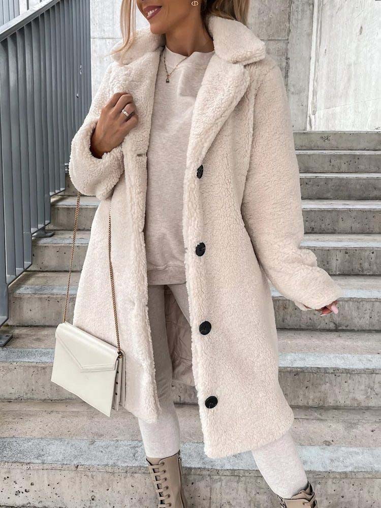 Jennifer Teddy Coat | Warme lange teddy jas is de top trend in 2024-Hallo Susanne