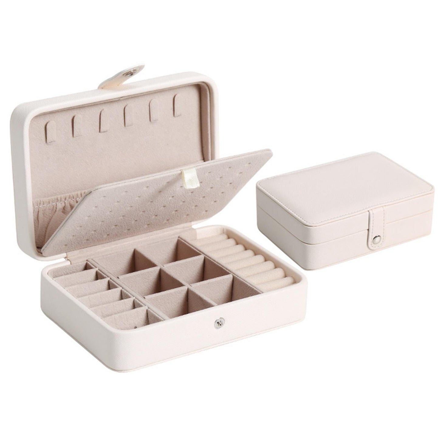 Jewelry Box - Multi Compartment - Leatherette - Jewelry Organizer - Jewelry Case-Hallo Susanne