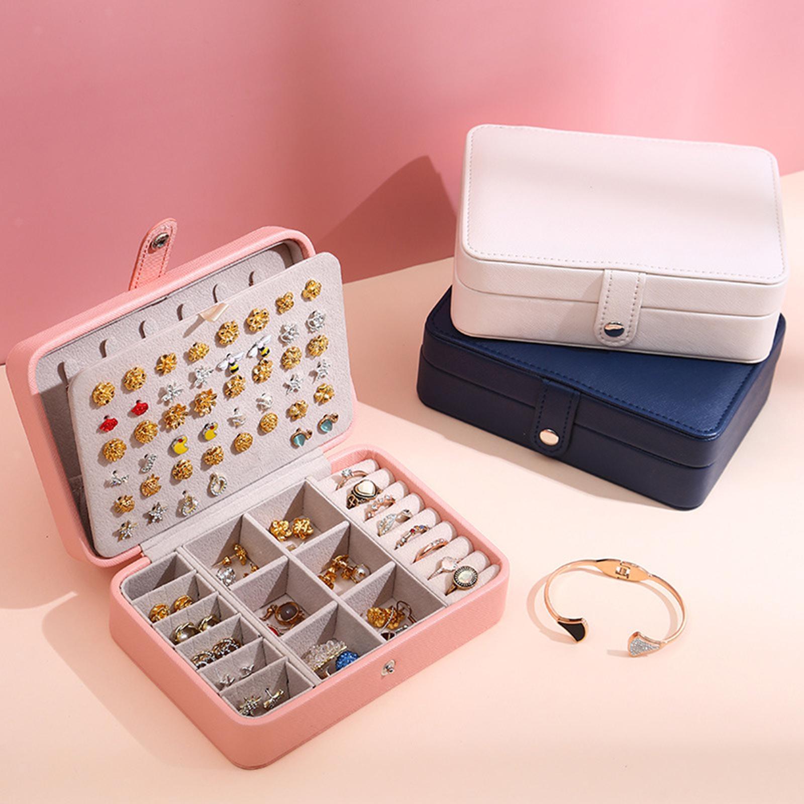 Jewelry Box - Multi Compartment - Leatherette - Jewelry Organizer - Jewelry Case-Hallo Susanne