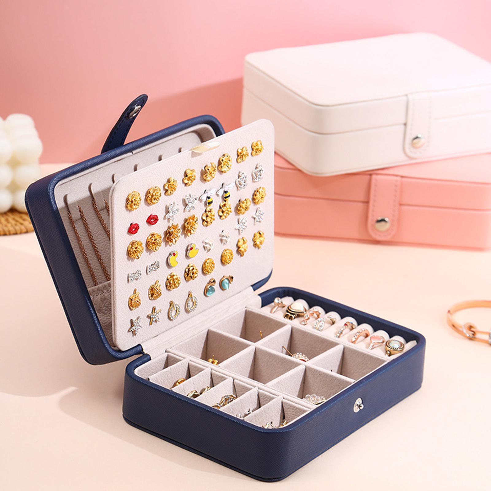 Jewelry Box - Multi Compartment - Leatherette - Jewelry Organizer - Jewelry Case-Hallo Susanne