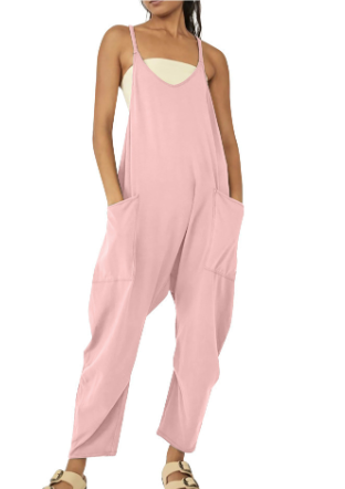 Jumpsuit voor dames | Mouwloos | Los model | Casual Jumpsuit | Colbert Vrouwen-Hallo Susanne