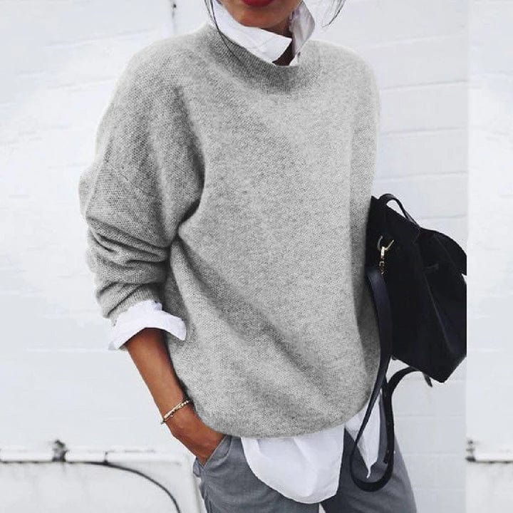 Kasjmier Trui | Ronde Hals | Oversized | Trui | Knitwear Dames-Hallo Susanne