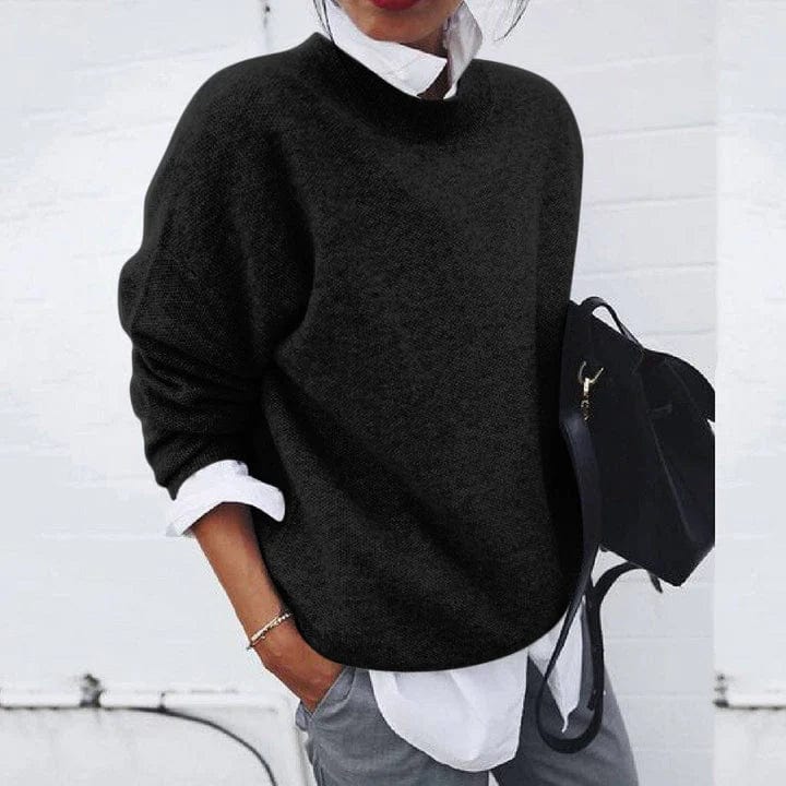 Kasjmier Trui | Ronde Hals | Oversized | Trui | Knitwear Dames-Hallo Susanne