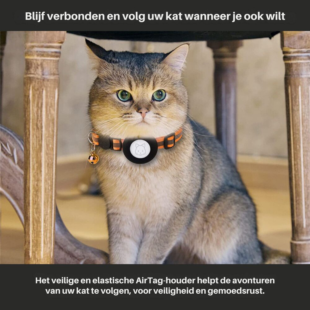 Kattenhalsband - Bel - GPS - Kattentracker - Kat Tracker Halsband-Hallo Susanne