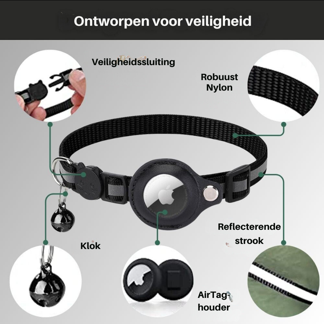 Kattenhalsband - Bel - GPS - Kattentracker - Kat Tracker Halsband-Hallo Susanne