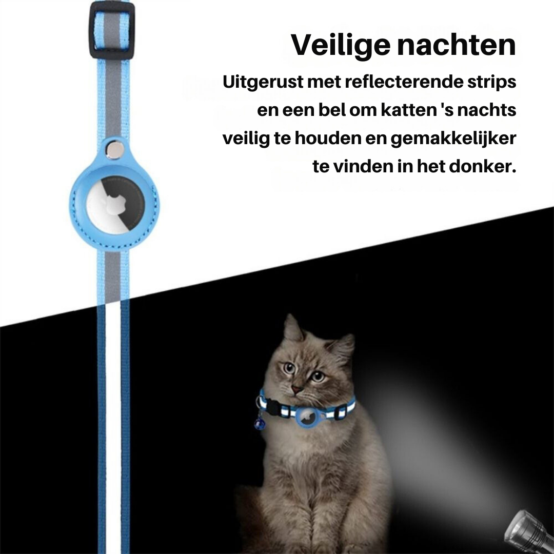 Kattenhalsband - Bel - GPS - Kattentracker - Kat Tracker Halsband-Hallo Susanne