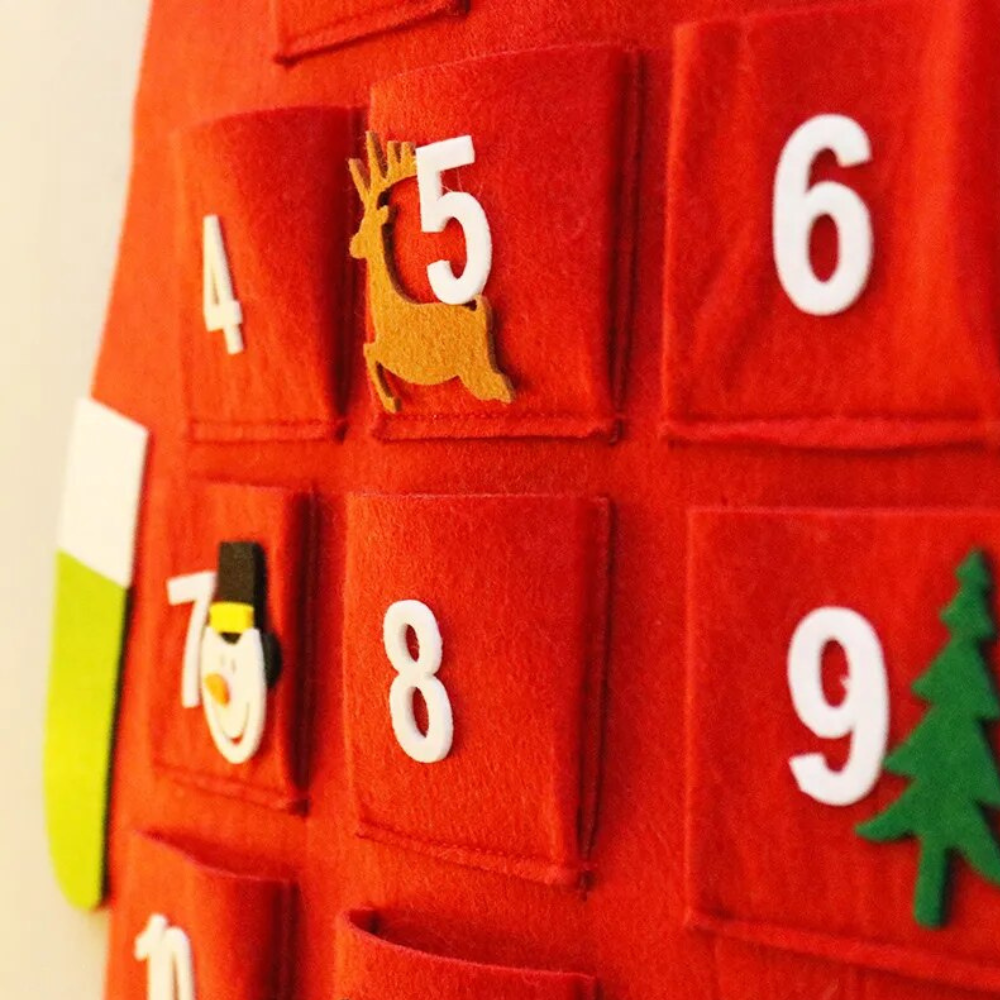 Kerstman Adventskalender | Doe-het-zelf kerst adventskalender aftellen voor kinderen-Hallo Susanne