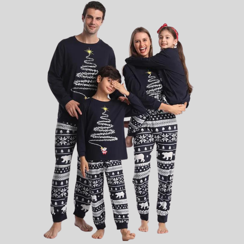 Kerstpyjama voor de familie | Bijpassende holidays slaapmode voor de hele familie-Hallo Susanne