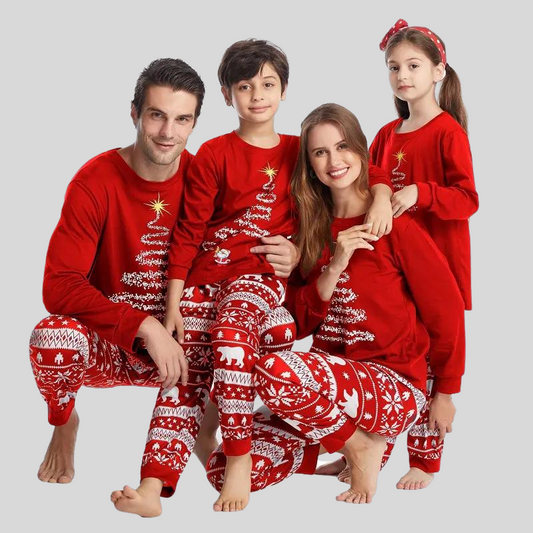 Kerstpyjama voor de familie | Bijpassende holidays slaapmode voor de hele familie-Hallo Susanne