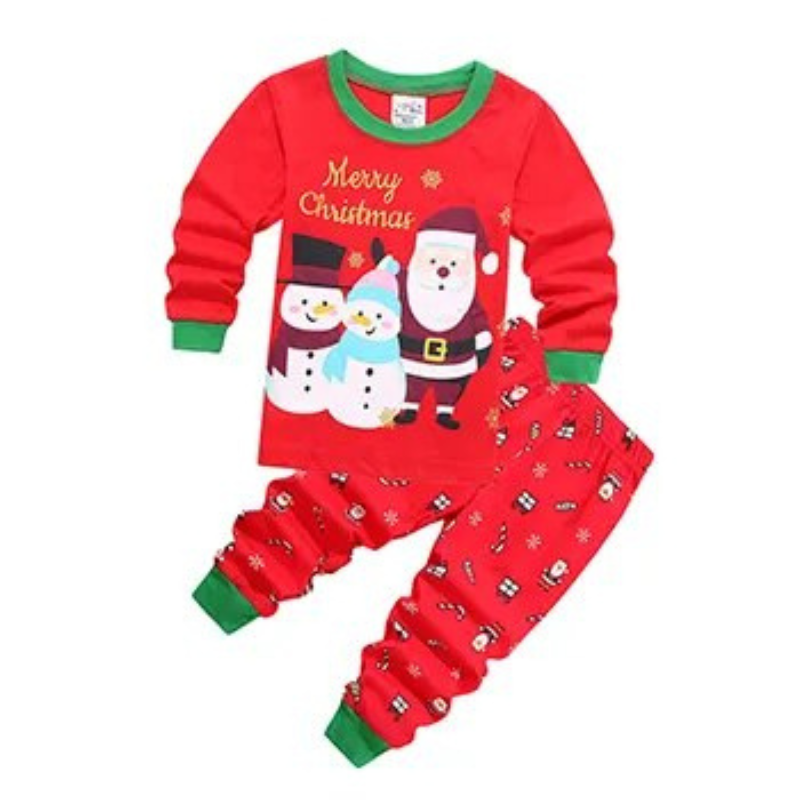 Kerstpyjama voor kinderen | Katoenen Kerstpyjama voor kinderen-Hallo Susanne