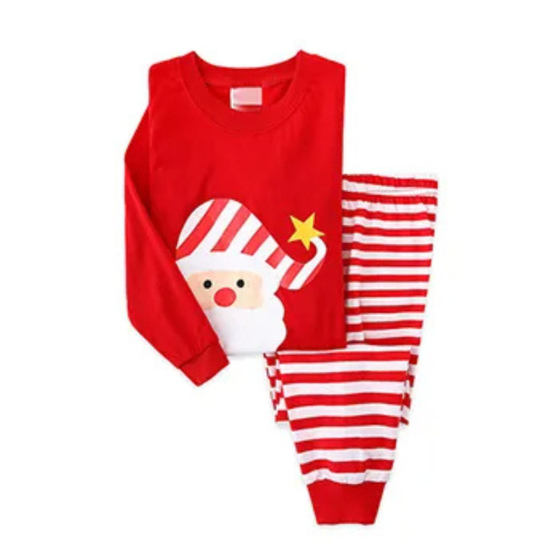 Kerstpyjama voor kinderen | Katoenen Kerstpyjama voor kinderen-Hallo Susanne