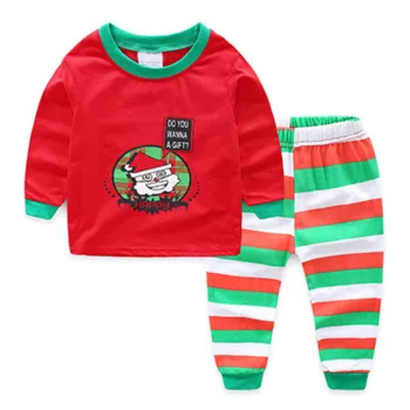 Kerstpyjama voor kinderen | Katoenen Kerstpyjama voor kinderen-Hallo Susanne