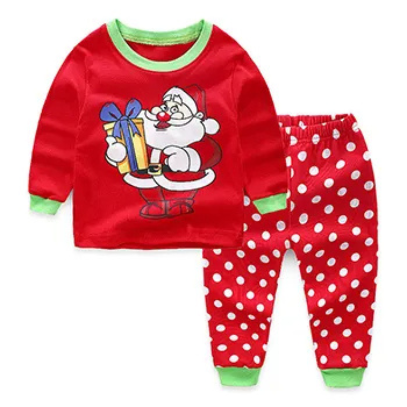 Kerstpyjama voor kinderen | Katoenen Kerstpyjama voor kinderen-Hallo Susanne