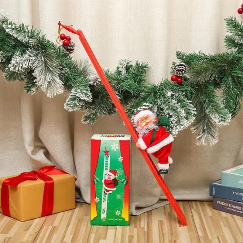 Klimmende Kerstman Decoratie | Decoratieve Klim Ladder Kerstman-Hallo Susanne