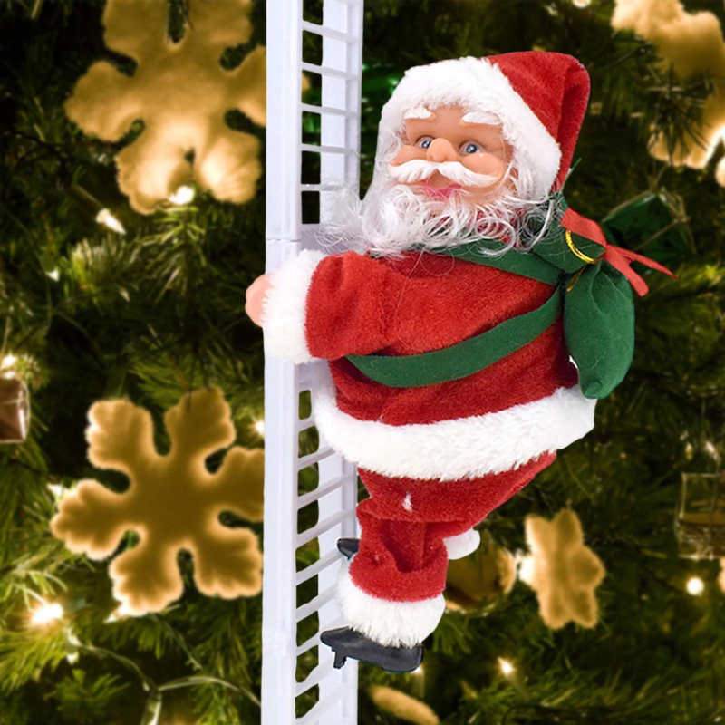 Klimmende Kerstman Decoratie | Decoratieve Klim Ladder Kerstman-Hallo Susanne