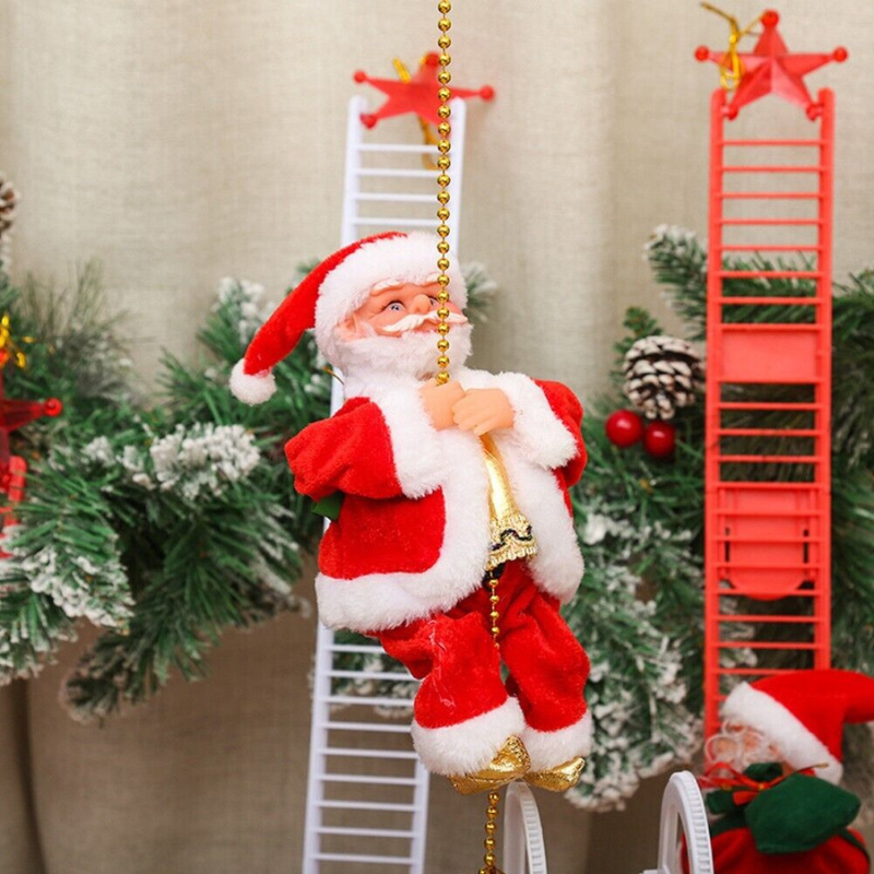 Klimmende Kerstman Decoratie | Decoratieve Klim Ladder Kerstman-Hallo Susanne