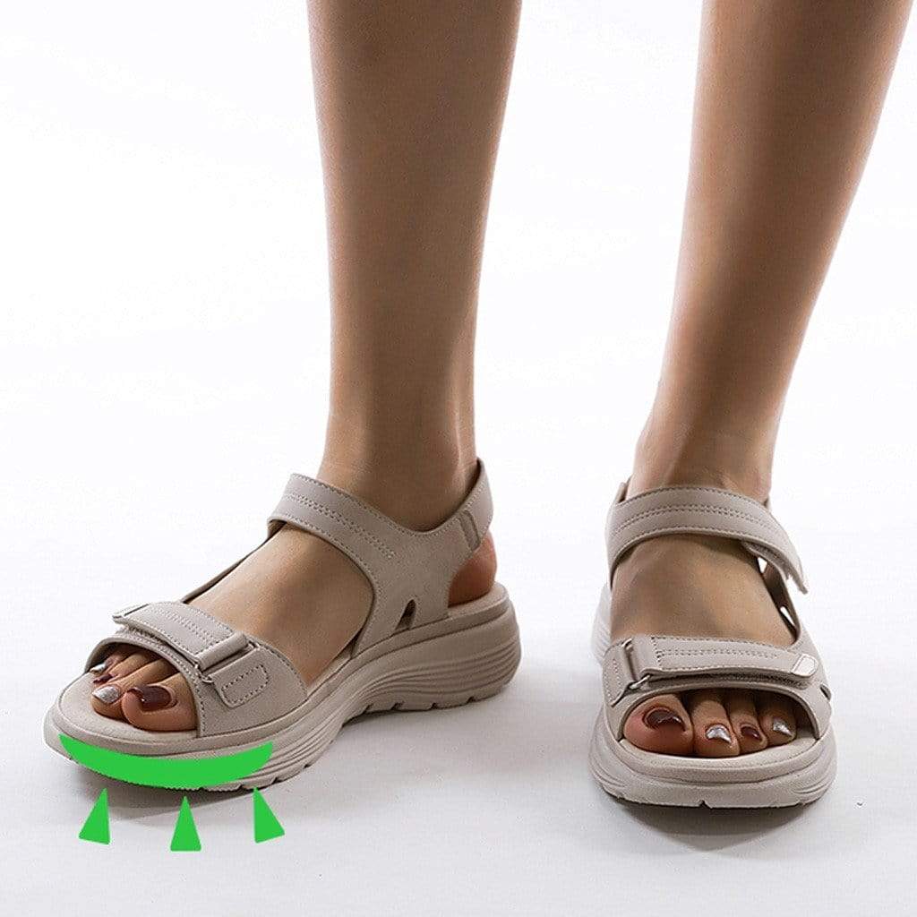 Klittenband sandalen | Ergonomisch | Wandelen | Sport sandalen | Orthopedische sandalen voor Vrouwen-Hallo Susanne