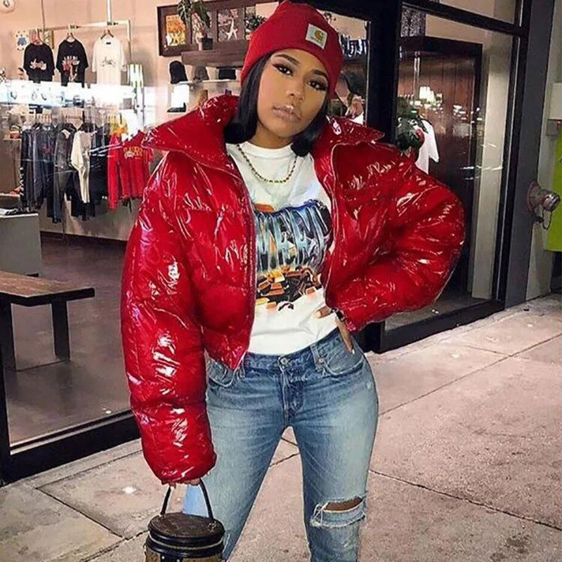 Kort pufferjack - Kort - Ritssluiting - Winterjas - Dames pufferjack-Hallo Susanne