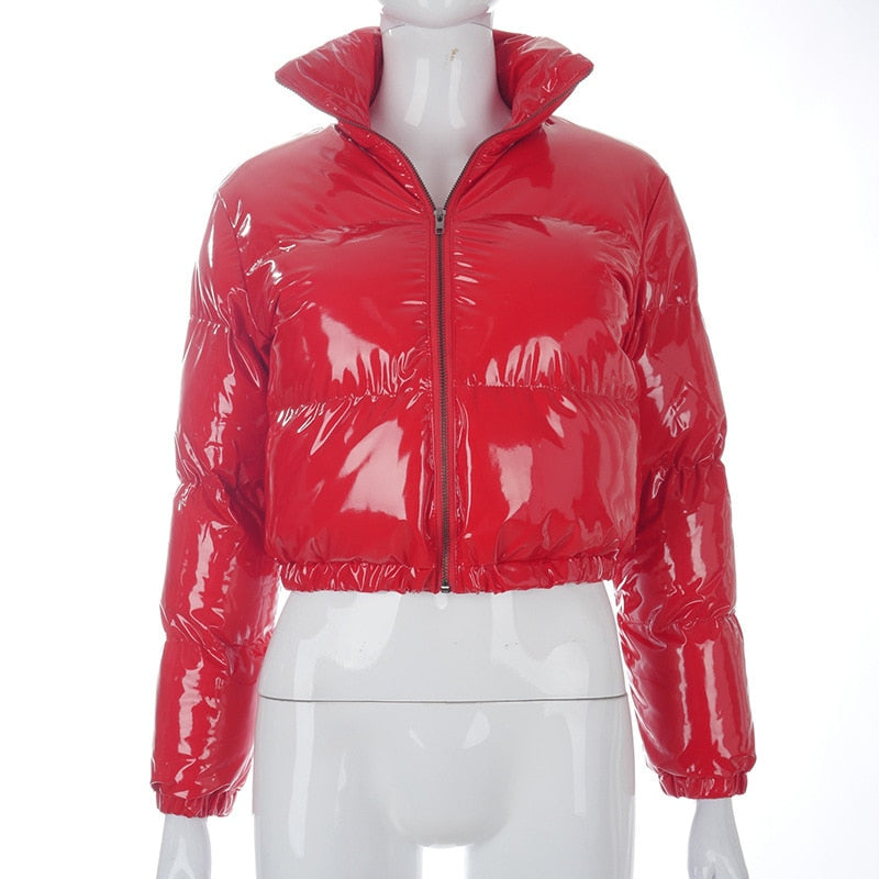 Kort pufferjack - Kort - Ritssluiting - Winterjas - Dames pufferjack-Hallo Susanne
