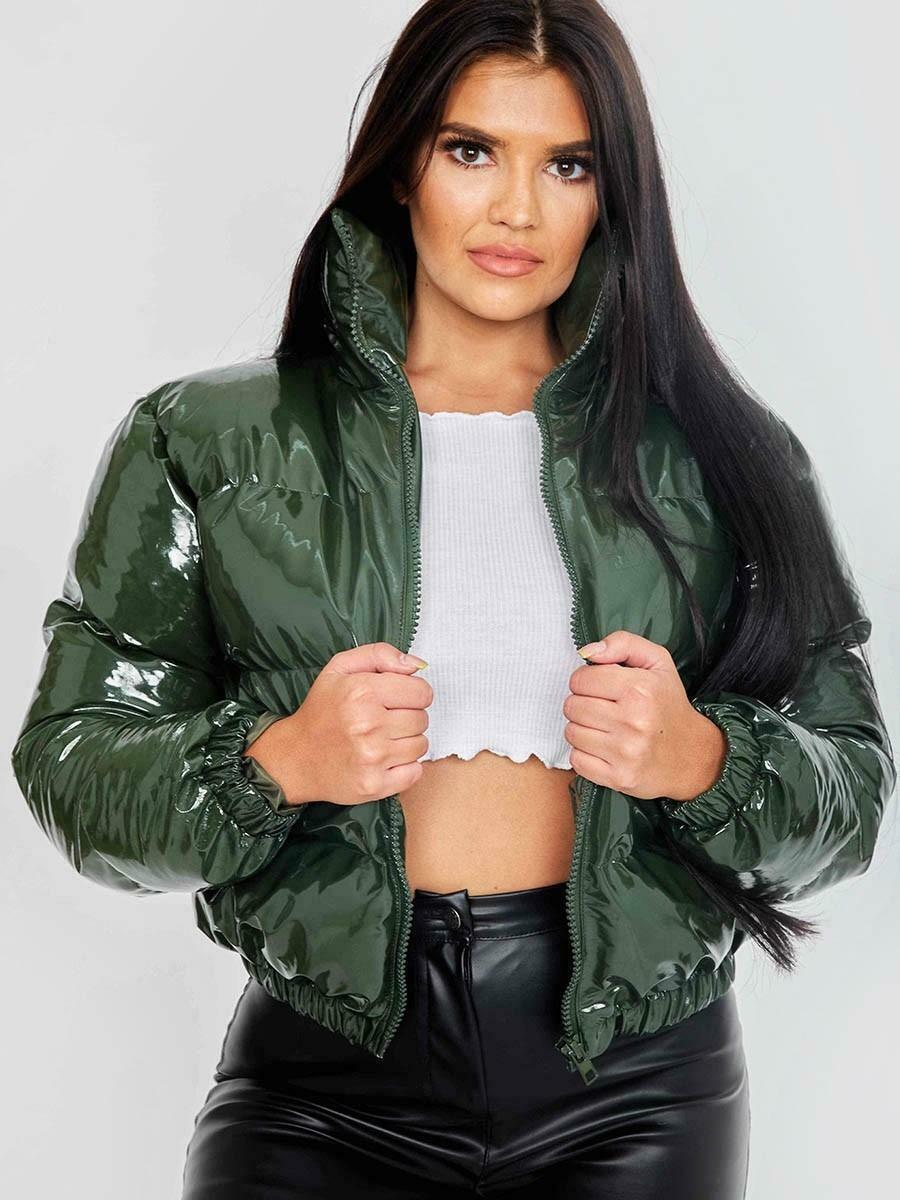 Kort pufferjack - Kort - Ritssluiting - Winterjas - Dames pufferjack-Hallo Susanne