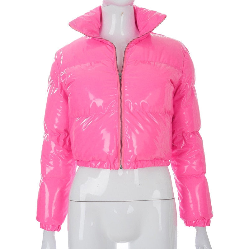 Kort pufferjack - Kort - Ritssluiting - Winterjas - Dames pufferjack-Hallo Susanne