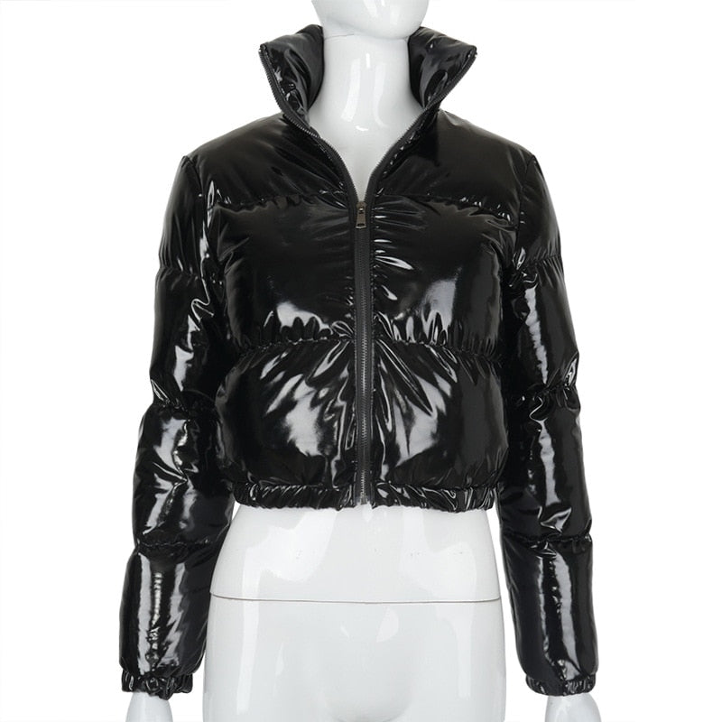 Kort pufferjack - Kort - Ritssluiting - Winterjas - Dames pufferjack-Hallo Susanne