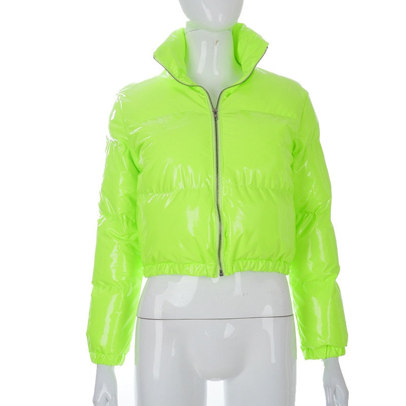 Kort pufferjack - Kort - Ritssluiting - Winterjas - Dames pufferjack-Hallo Susanne