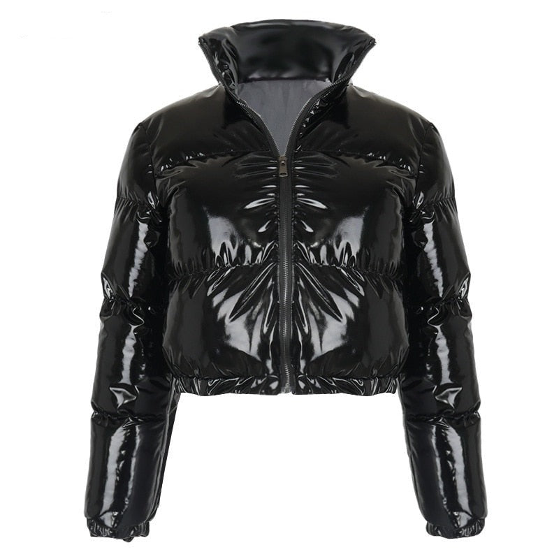 Kort pufferjack - Kort - Ritssluiting - Winterjas - Dames pufferjack-Hallo Susanne