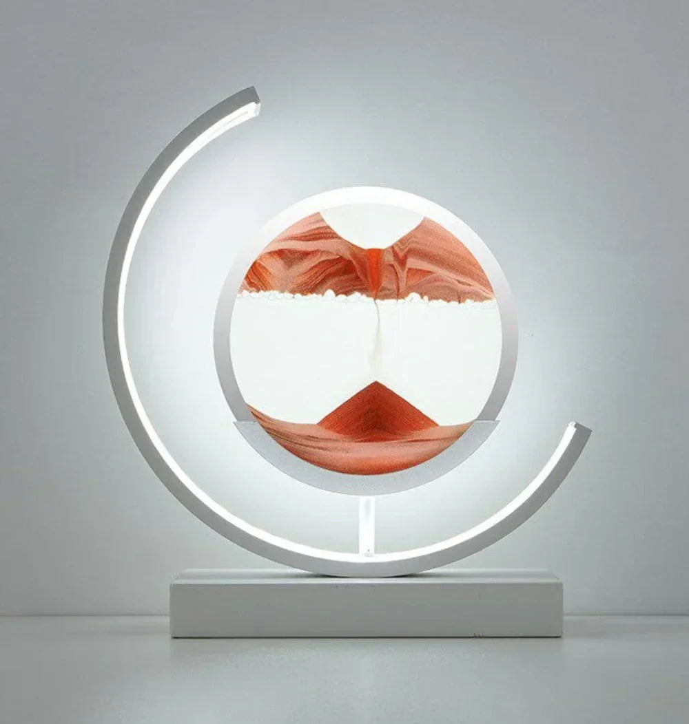 Lamp voor zandkunst - Decoratief - Bewegend zand - Tafellamp - LED-lampjes-Hallo Susanne