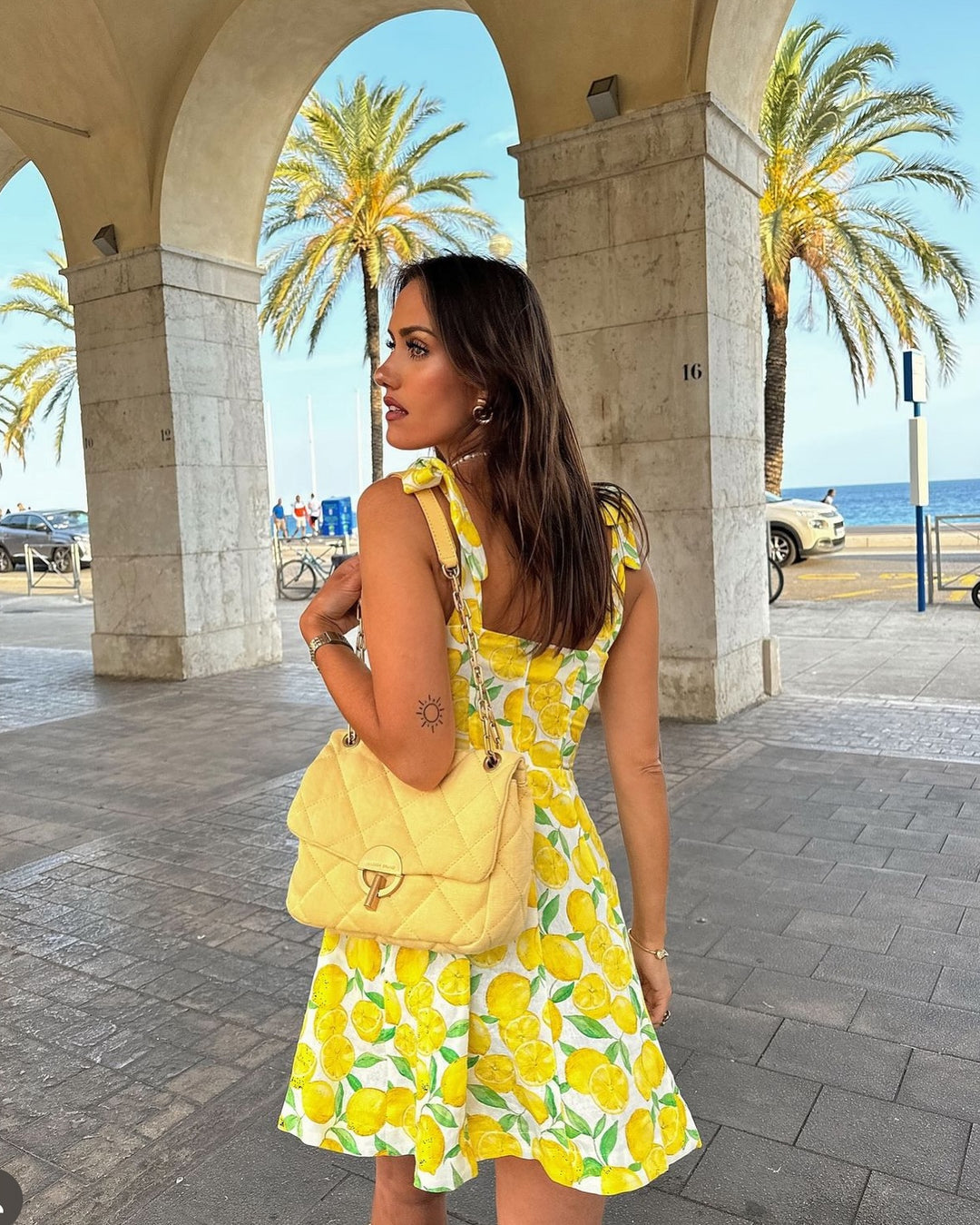 Lemon Jurk - Mini zomerjurk met bandjes voor dames-Hallo Susanne